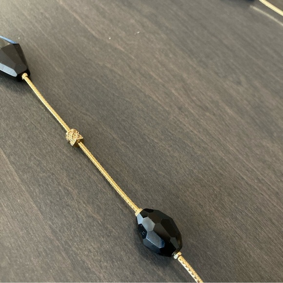 Ralph Lauren Gold Toned Long Chain Beaded Necklace Bundle Set of 2 W - Picture 6 of 13